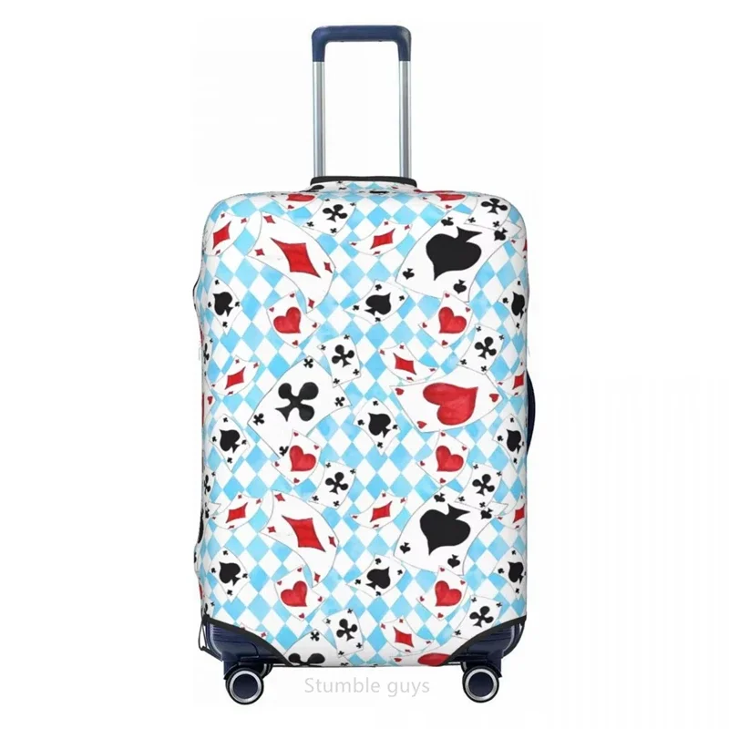 

Чехол для багажа Alices Pattern из эластичной ткани, подходит для чемоданов 18-32 дюймов, пыленепроницаемый, моющийся, устойчивый к царапинам, дорожный чехол для багажа