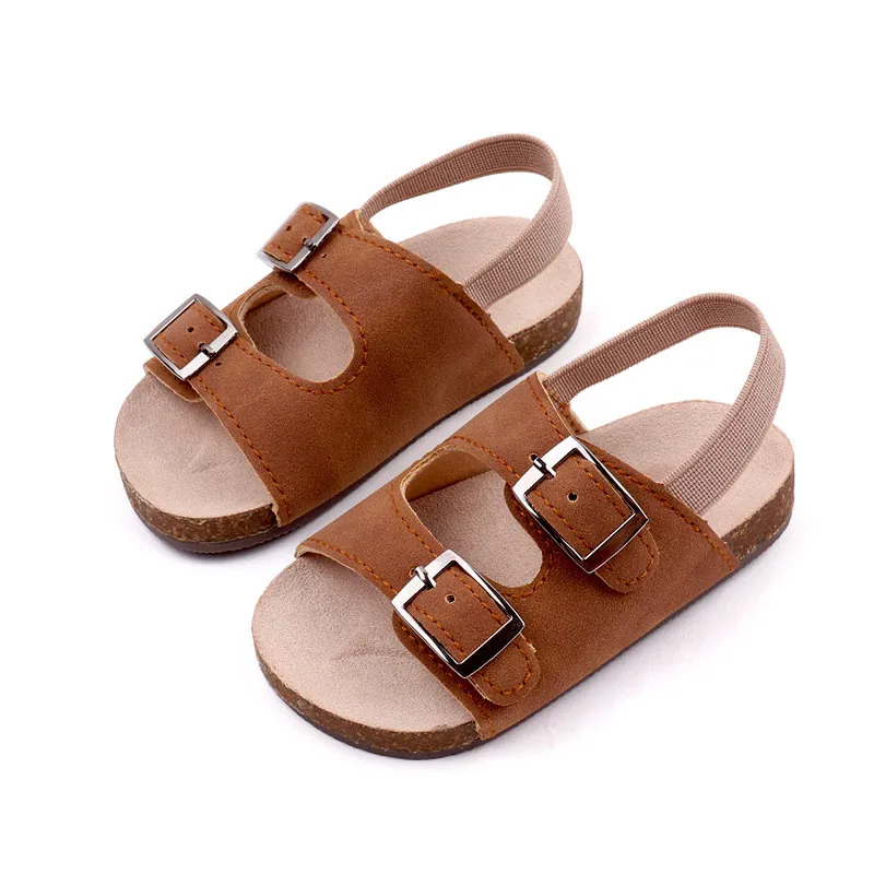 2023 New Baby Shoes Fashion Infant Boys Slippers Summer Sandals Toddlers Antislip First Walkers