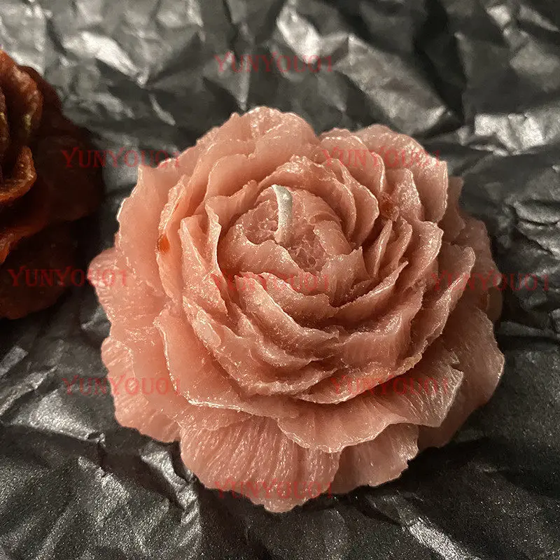 

Low Temperature Candle Peony Gilt Handmade Candle Can Be Torn Scented Candle Safe and Easy To Clean