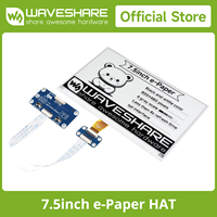 Waveshare 7.5inch E-Ink  HAT E-paper Display  800x480 Supports Raspberry Pi 5/4B/3B/Pi Zero/Zero/Jetson Nano/Arduino/STM32