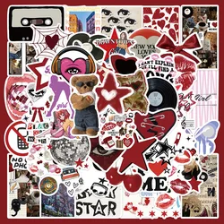 50pcs Downtown Y2K Girls Series Graffiti Stickers Suitable for Helmet Desktop Wall Decoration DIY Sticker Package Wholesale