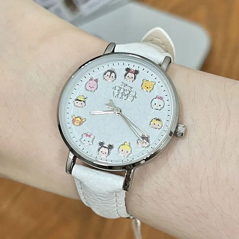 2025 New Ladies Watch Student Fashion Simple Scale Luminous Waterproof Light Luxury Premium Quartz Watch Birthday Gift