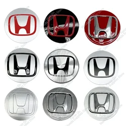 4pcs 58/62/69mm Wheel Center Cap Logo Hub Cover Badge Emblem For Honda Civic City Accord Odyssey Spirior CRV Hrv Jazz CBR HR-V