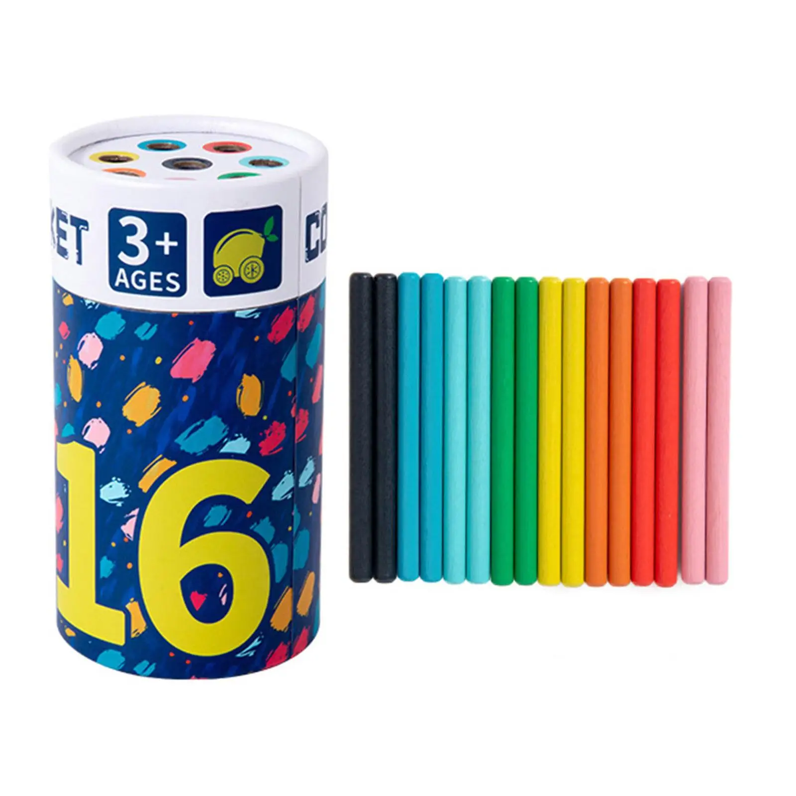 Bastoncini di smistamento dei colori Montessori gioco abilità motorie fini giocattolo sensoriale educativo portatile per ragazzi ragazze regalo di compleanno per bambini