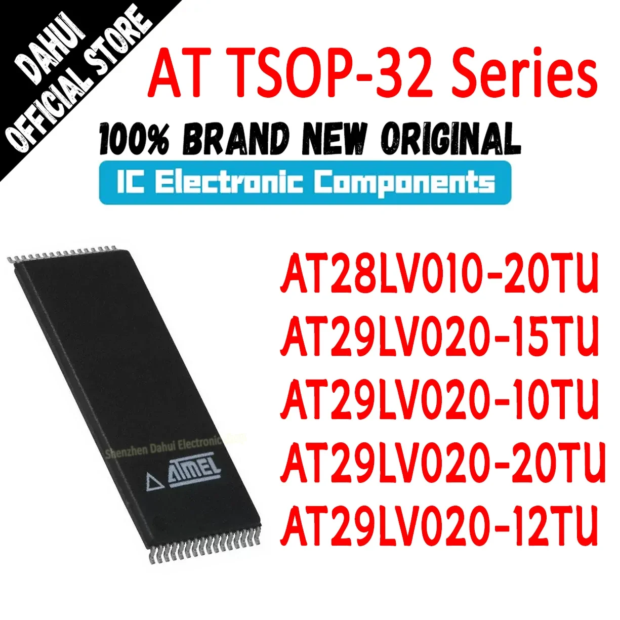 

AT28LV010-20TU AT29LV020-15TU AT29LV020-10TU AT29LV020-20TU AT29LV020-12TU AT IC Chip TSOP-32