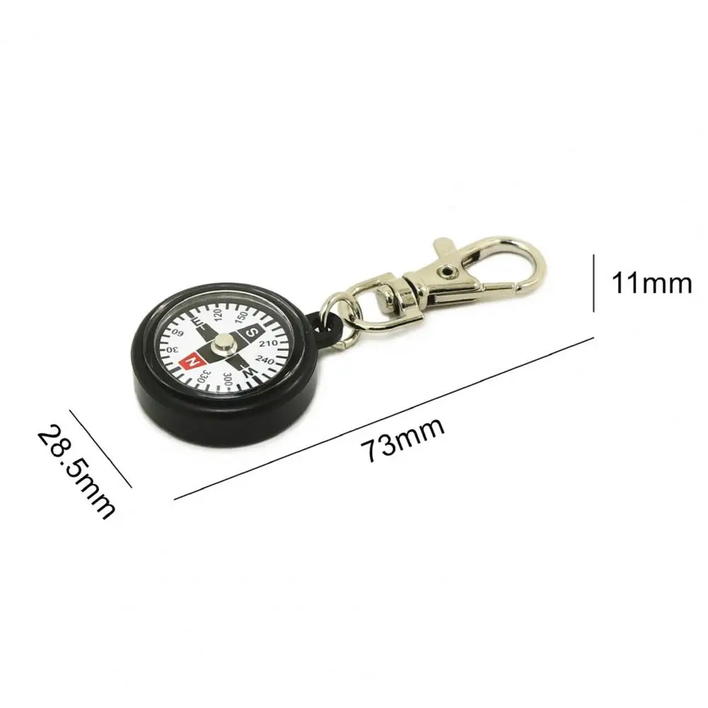 Compass Keychain Pendant Metal Material Portable Gift Mini Pocket Outdoor Adventure Travel Compass Camping Hiking Survival Tool