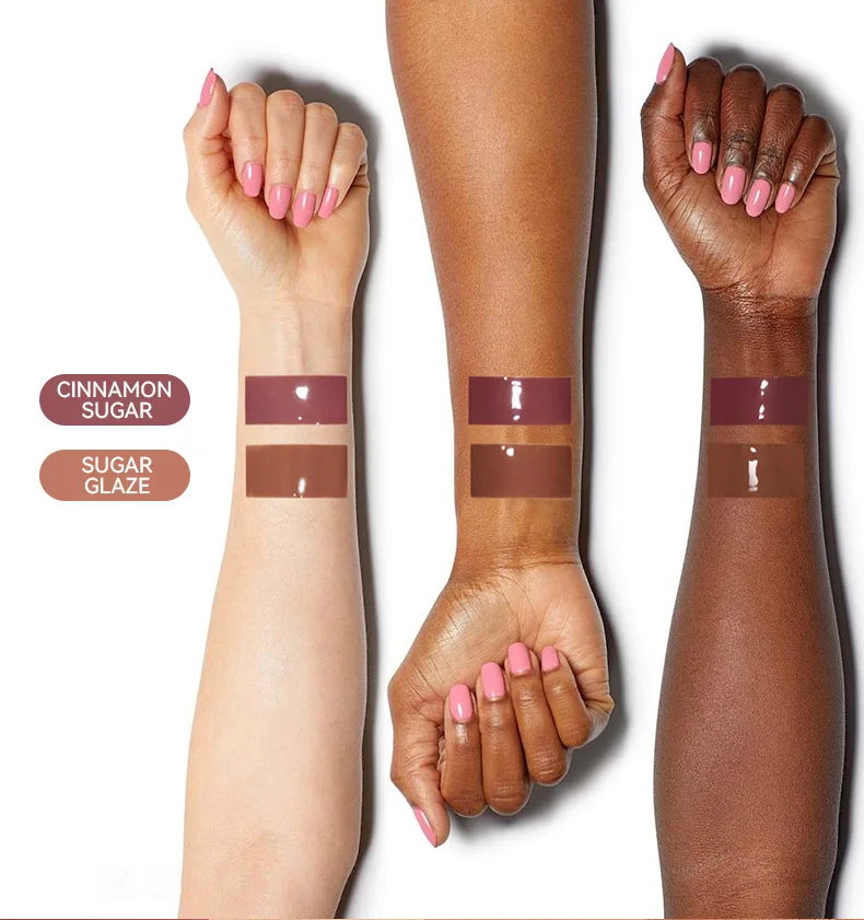 Jelly Lip Enrichment Oil Non Fading Lip Makeup Donut Colored  Balm Moisturizing Lip Gloss Mirror Transparent Glaze