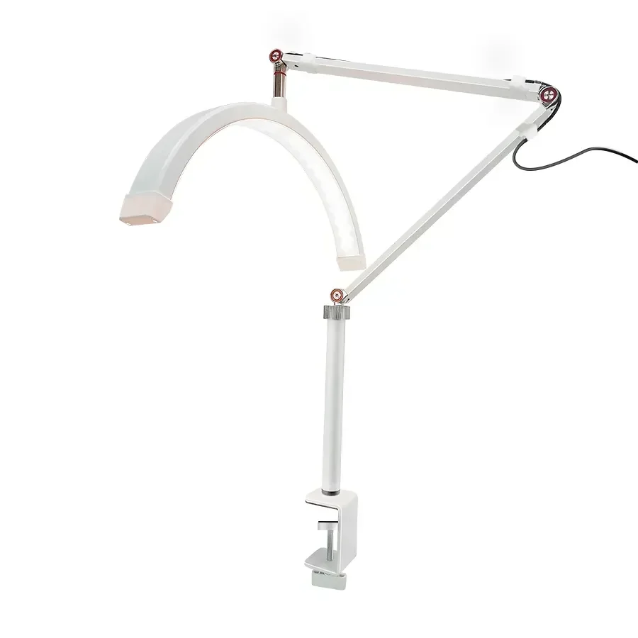 Best Seller FirstNewest Nail Desk Lamp Table Lamp Half Moon Lash Light Ring Light For Manicure Spa Tattoos Eyebrow Artists Lash