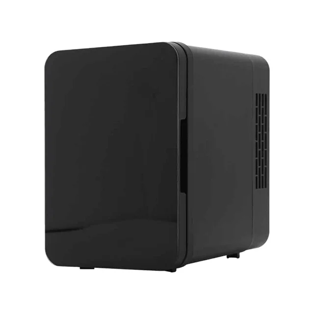 hot EU/US/UK/AU/JP Plug for choose 4L Car Refrigerator with Black Glass Door Portable 12V/220V Dual power Car/home Mini Fridge