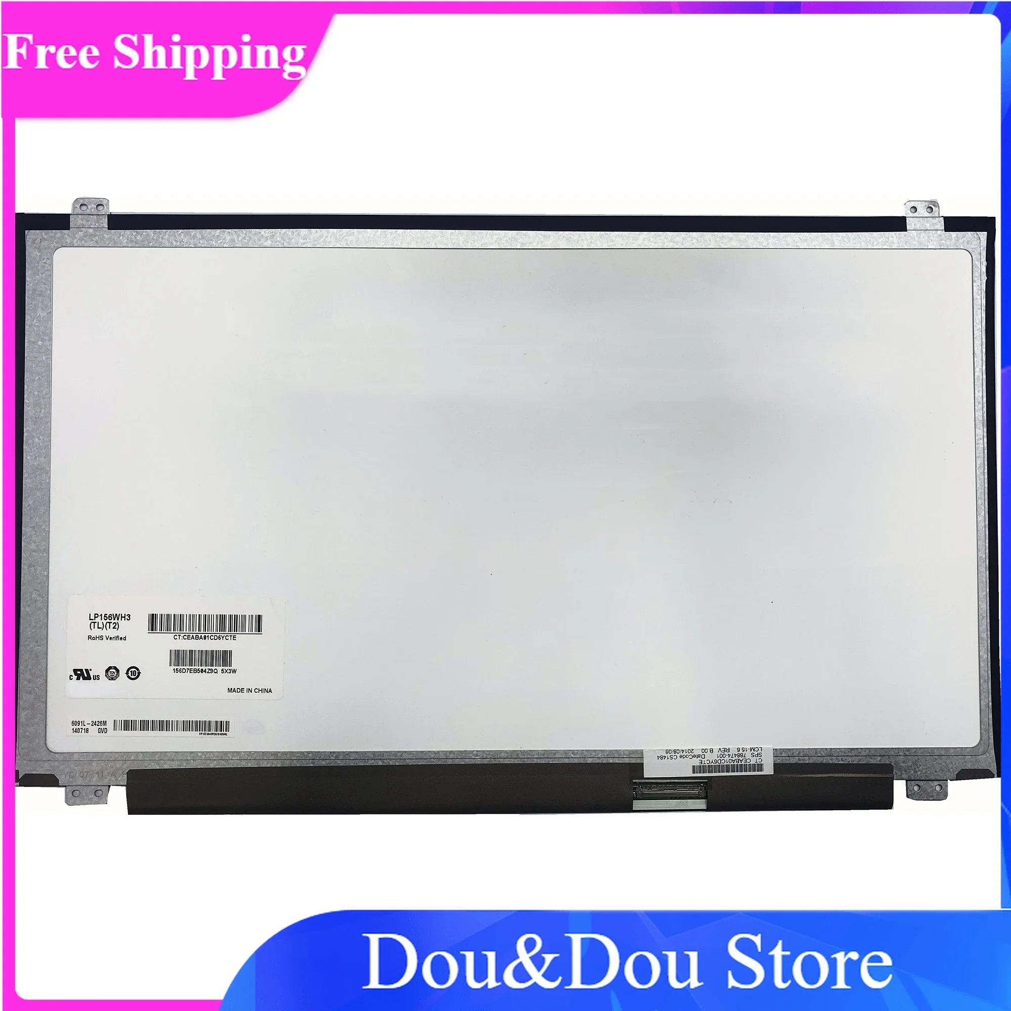 

LP156WH3 TLT2 15.6inch N156BGE-LB1 B156XW04 V5 B156XW04 V6 Laptop LCD screen 40pins 1366×768 N156BGE-l41