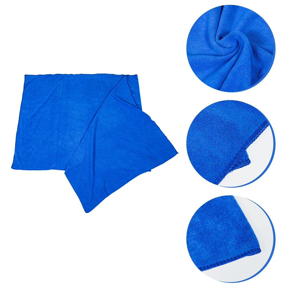 

Car Wash Towel Absorbent Drying Cloth Thickened Soft Large Square Sponge Glass Cleaning Rag Blue Car Accessory