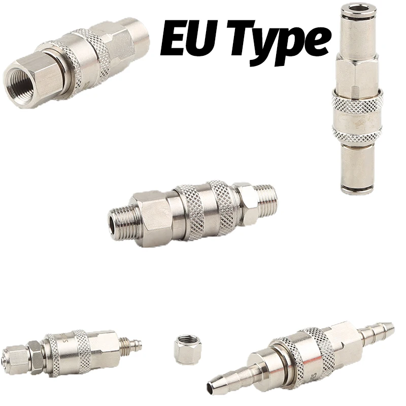 

European Standard EU Euro Type Pneumatic Fitting Quick Coupling Connector Coupler For Air Compressor SM PM SP PP SH PH SF PF