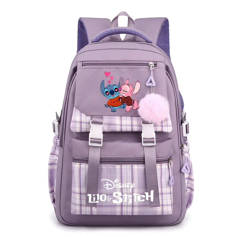 New Stitch Backpack With Printed Usb Backpack In Stock, Large Capacity Breathable And Splash Proof Student Backpack