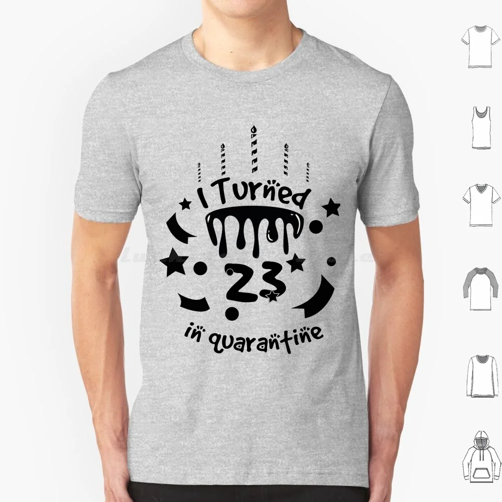 Футболка I Turned 23 In Quarantine с забавной идеей на день рождения, большой размер, 100% хлопок, 23-й день рождения, 23-й день рождения, год, перевернутый Футболка I Turned 23 In Quarantine с забавной идеей на день рождения, большой размер, 100% хлопок, 23-й день рождения, 23-й день рождения, год, перевернутый