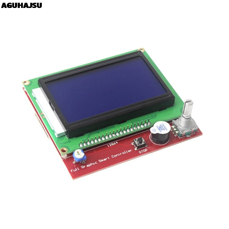 12864 Display LCD Controller + Adapter Voor RAMPS 1.4 Reprap Mendel GM 3D Printer Onderdelen