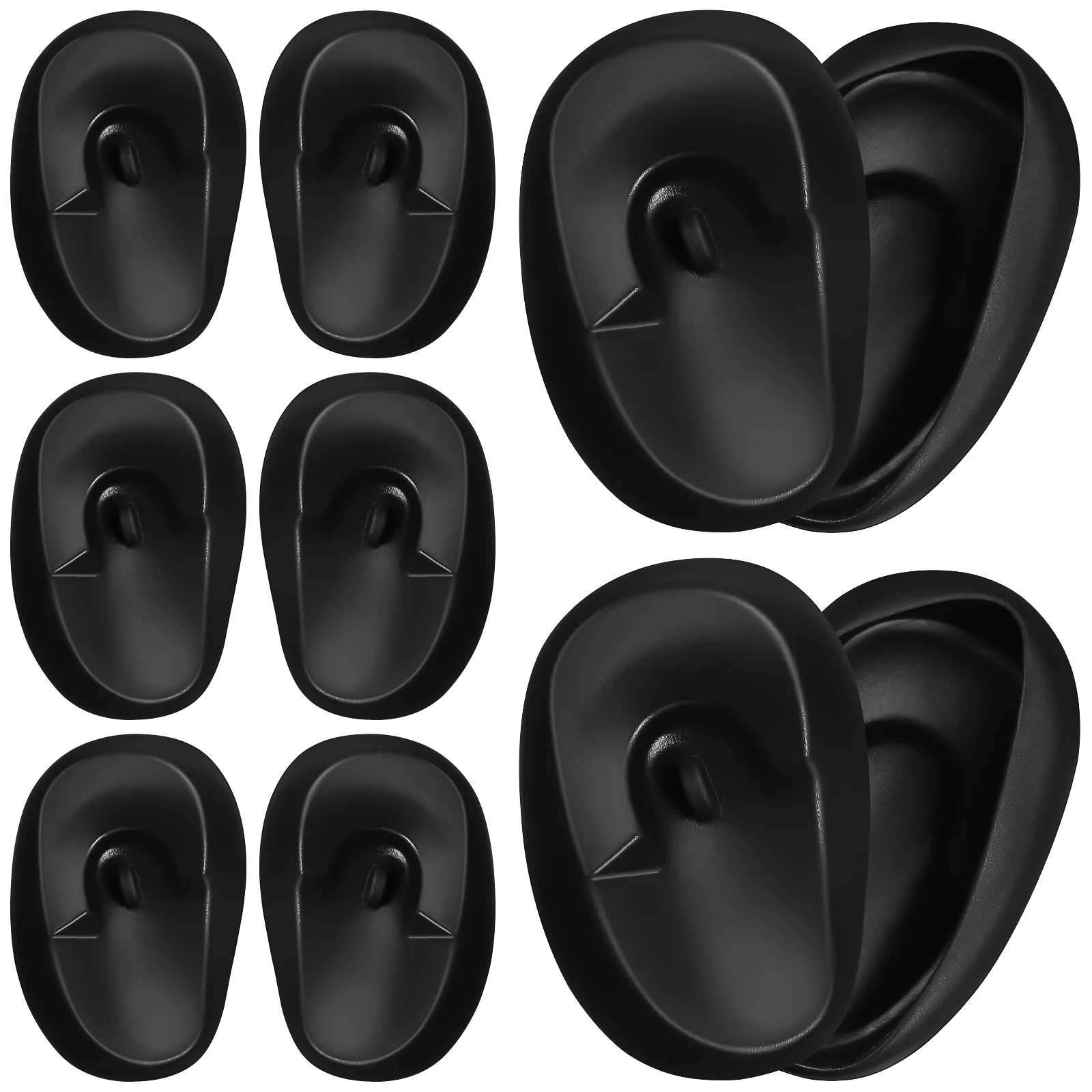 

10 Pcs Ear Protectors for Hair Dyeing Shower Shield Washable Reusable Safe Material Dry Prevent Water Dyes Entering