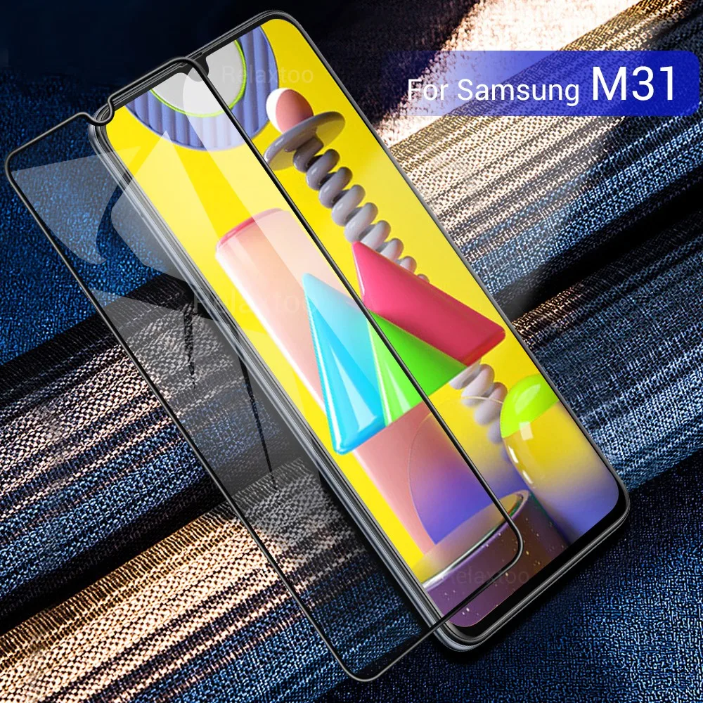 2in1 For  Samsung Galaxy M31 High Quality Screen Tempered Film+ Camera Glass for Samsung Series Screen Protector