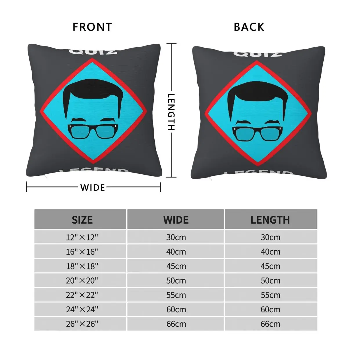 Richard Osman Quiz Legend Square Pillowcase Polyester Linen Velvet Printed Zip Decor Pillow Case Car Cushion Cover 18