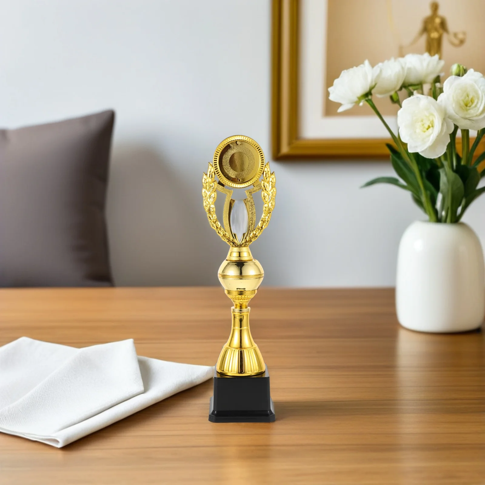 

14.15 Plastic Trophies For Adults Award Ceremony Dance Football Basketball Host Competitions Durable Elegant