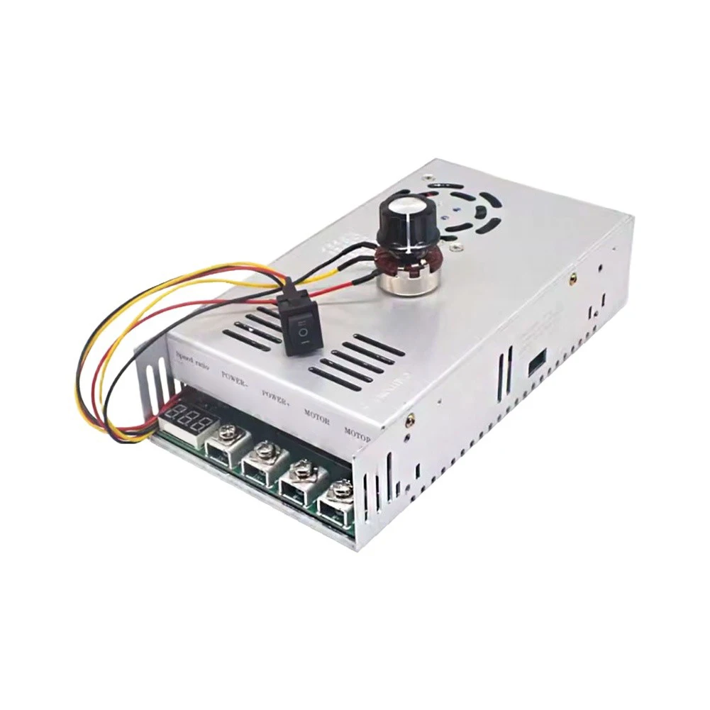 200A DC Motor Controller 12-48V Bidirectional Gear Reducer Regulator For Industrial Brushed Motor Automation Drive