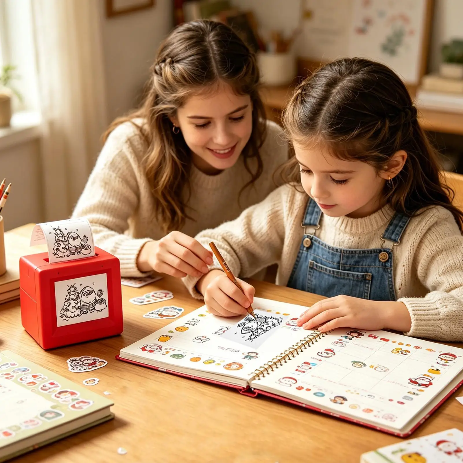 

Stickerbox Printer Inkless Portable Instant Smart Machine AI Voice Sticker Maker Machine For Kids Children Boys Girls Family