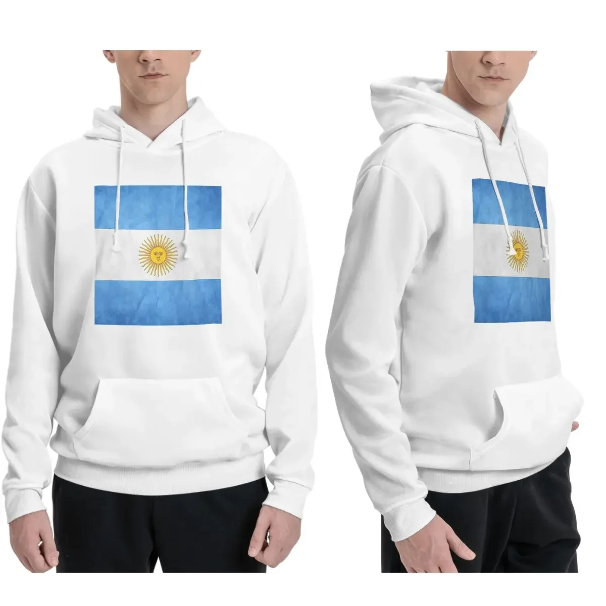 

Аргентина Аргентинский флаг Национальный флаг Аргентины Толстовки Мужчины Женщины Пуловер Кофты Уличная одежда с длинными рукавами Осень Зима