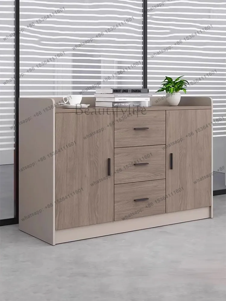 Office low cabinet, file storage, double door, three door storage, printer placement cabinet