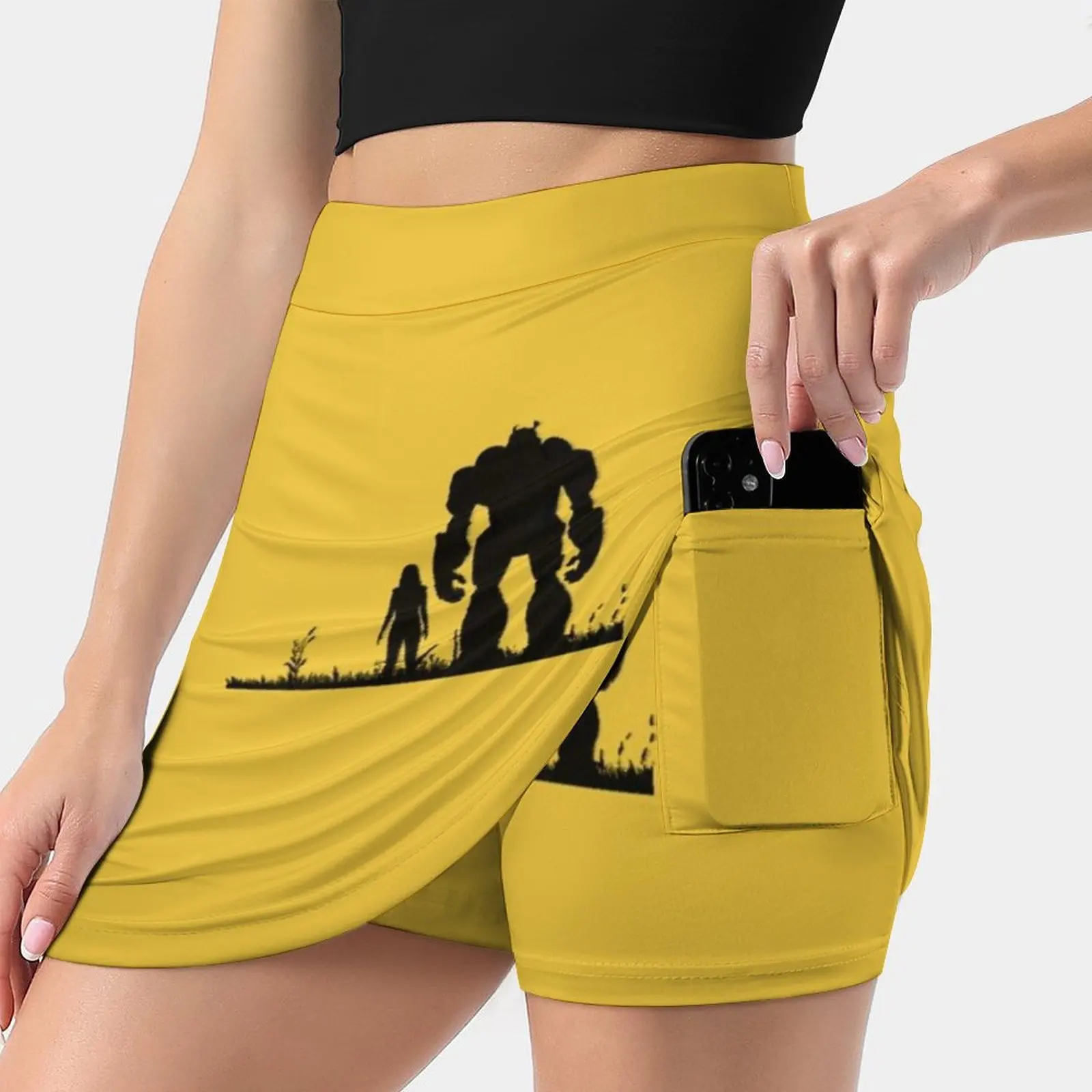 Charlie And Women's skirt Sport Skort Skirt With Pocket Fashion Korean Style Skirt 4Xl Skirts 2018 Film Movie Charlie Autobots