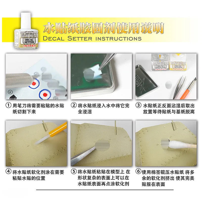 QW-Model Q05001-Q05007 Model Ekstra Tipis Semen dan Pelembut Stiker untuk Alat Pencegah Warp Model Plastik Militer Gundam Gunpla