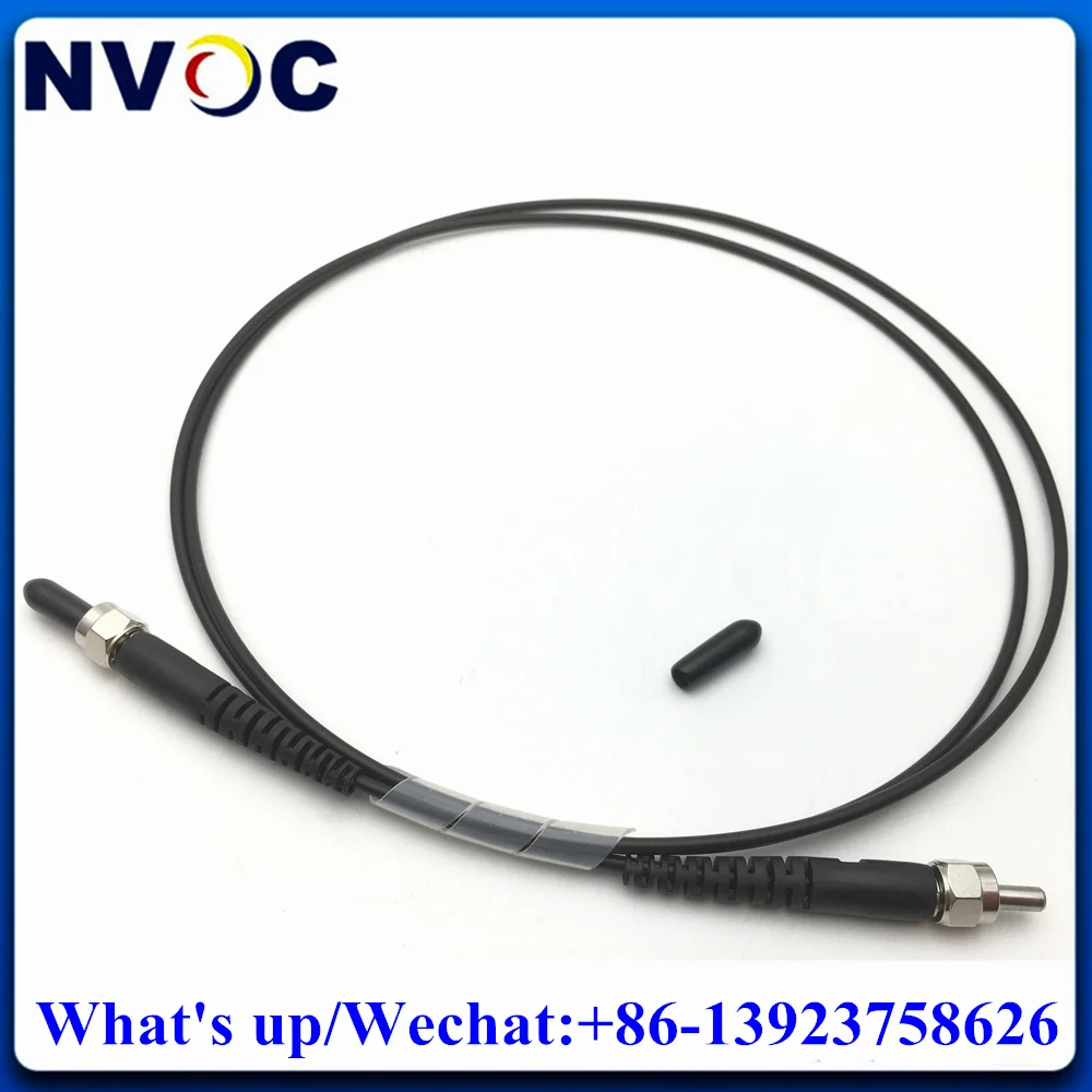 SMA905 Plastic Patch Cord,SMA905-SMA905 Metal Ferrule 500um 1M Plastic Fiber Optical Patch Cord Jumper Cable Connector