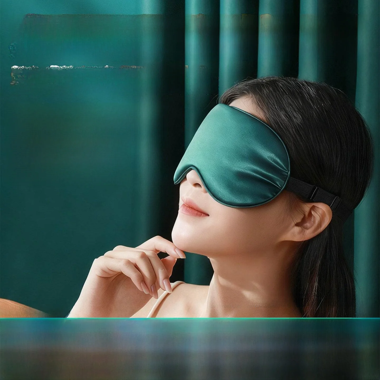 シルクアイマスク-睡眠補助具-目の保護-疲労軽減-男女兼用-アイスセラピー-昼寝必需品-光遮断アイシェード