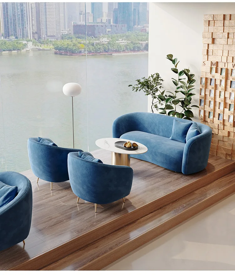 

# Vintage Curved Sofa Set For Home & Commercial Areas For Apartment Villa & Living Room Direct From