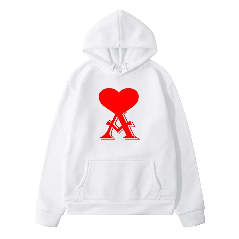 Heart A Hoodie Sweatshirt Men Y2k Accessories Hoodies Blouse Men's Winter Sweater Chooncik Sweatshirts Sweat Shirt Clothing