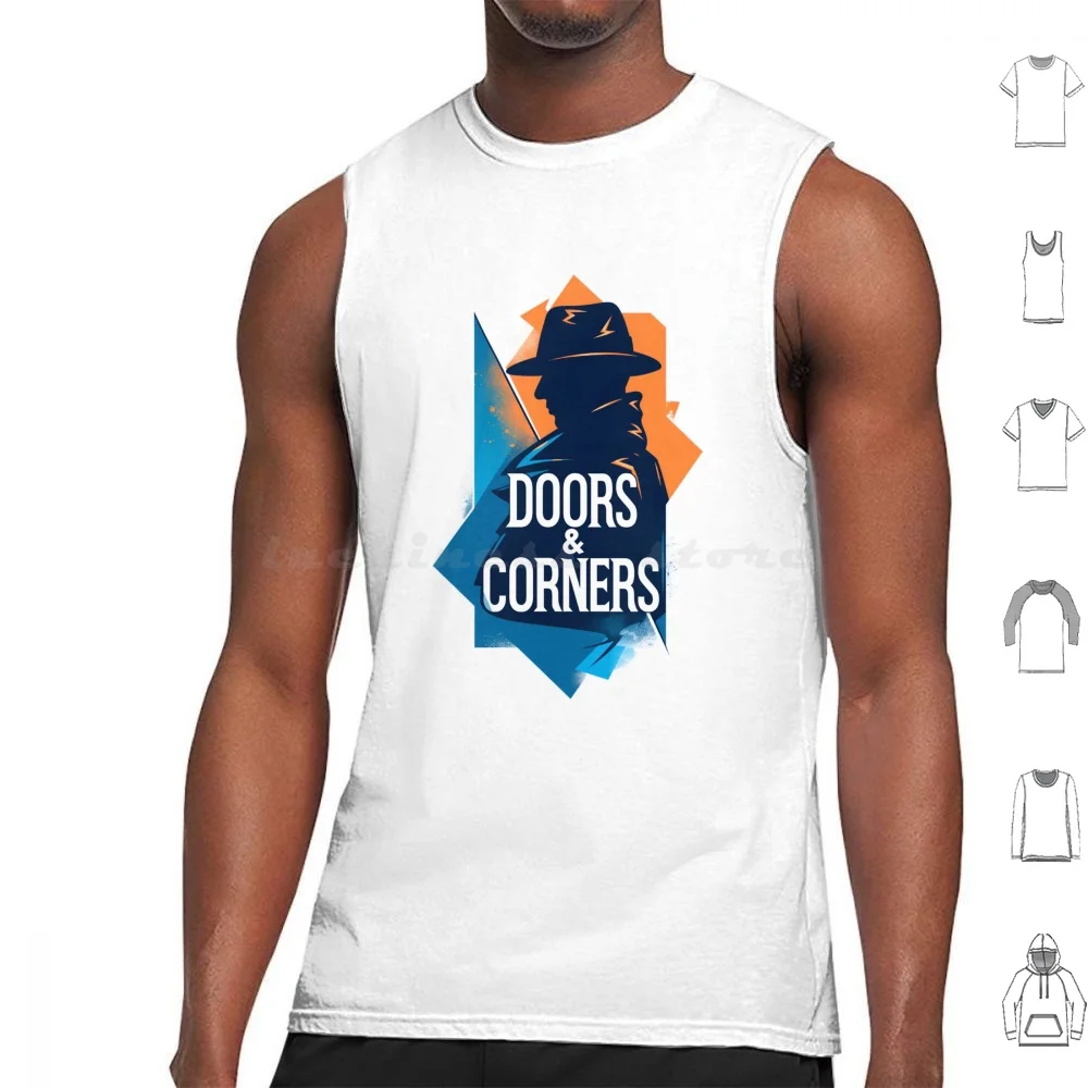 Doors And Corners-Silhouette-Scifi Tank Tops Print Cotton The Expanse Expanse Rocinante Sci Fi Mcrn Opa Scifi Space Science