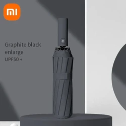 Paraguas automático Xiaomi 24 huesos Color sólido paraguas Multicolor ligero plegable sombrilla de gran tamaño protección Uv al aire libre