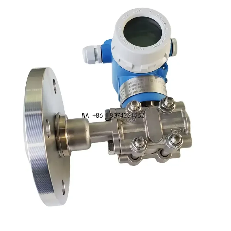 Wmwmnu for 3351 Single Flange Diaphragm Pressure Sensor High Precision Smart Acid-base 4-20mA Transmitter with Hart LCD