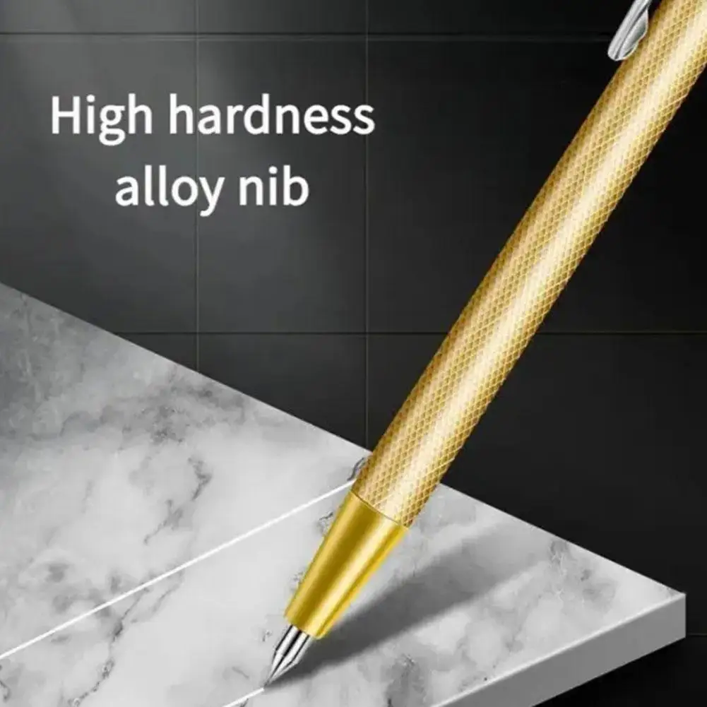 Pluma de trazado de aleación de tungsteno, pincel para azulejos, pluma de trazado importada, rotulador de vidrio Manual X9d0