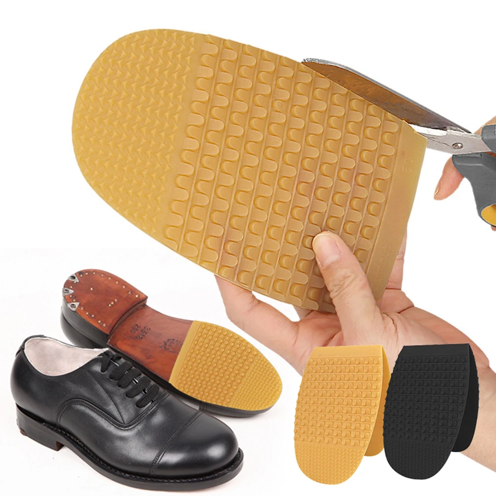 

Non-Slip Repair Replacement Outsoles Anti Slip Outsoles Rubber Shoe Sole Business Shoes Heel Sole Pad Mute Soles Forefoot Pads