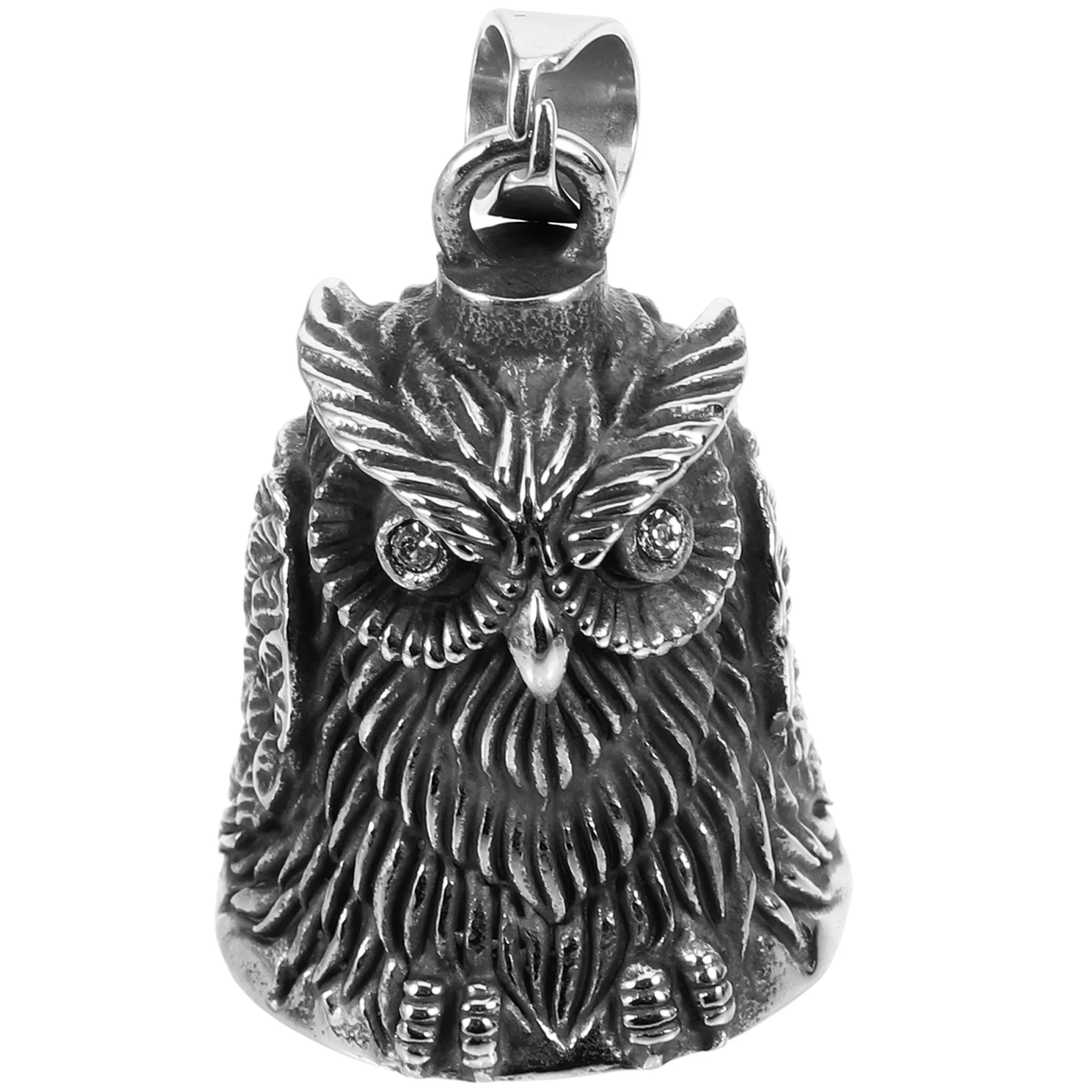 Owl Guardian Bell Owl Motorcycle Bells Good Luck Bell Biker Guardian Riding Bells Hanger Motorcycle Accessory Or Keychain