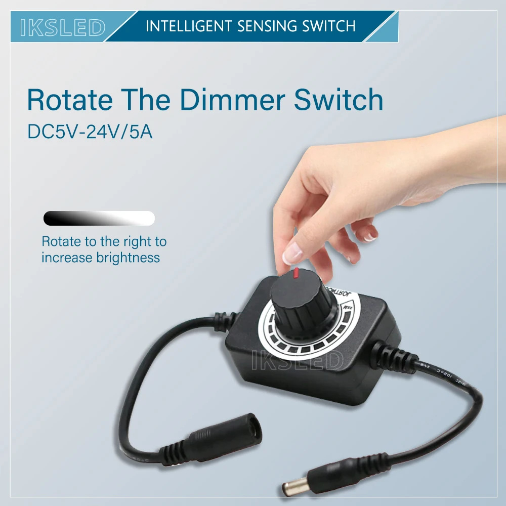 

DC12V 5A Вентилятор охлаждения постоянного тока Бесступенчатый переключатель регулятора может отключить вентилятор, регулировка тока Головка постоянного тока