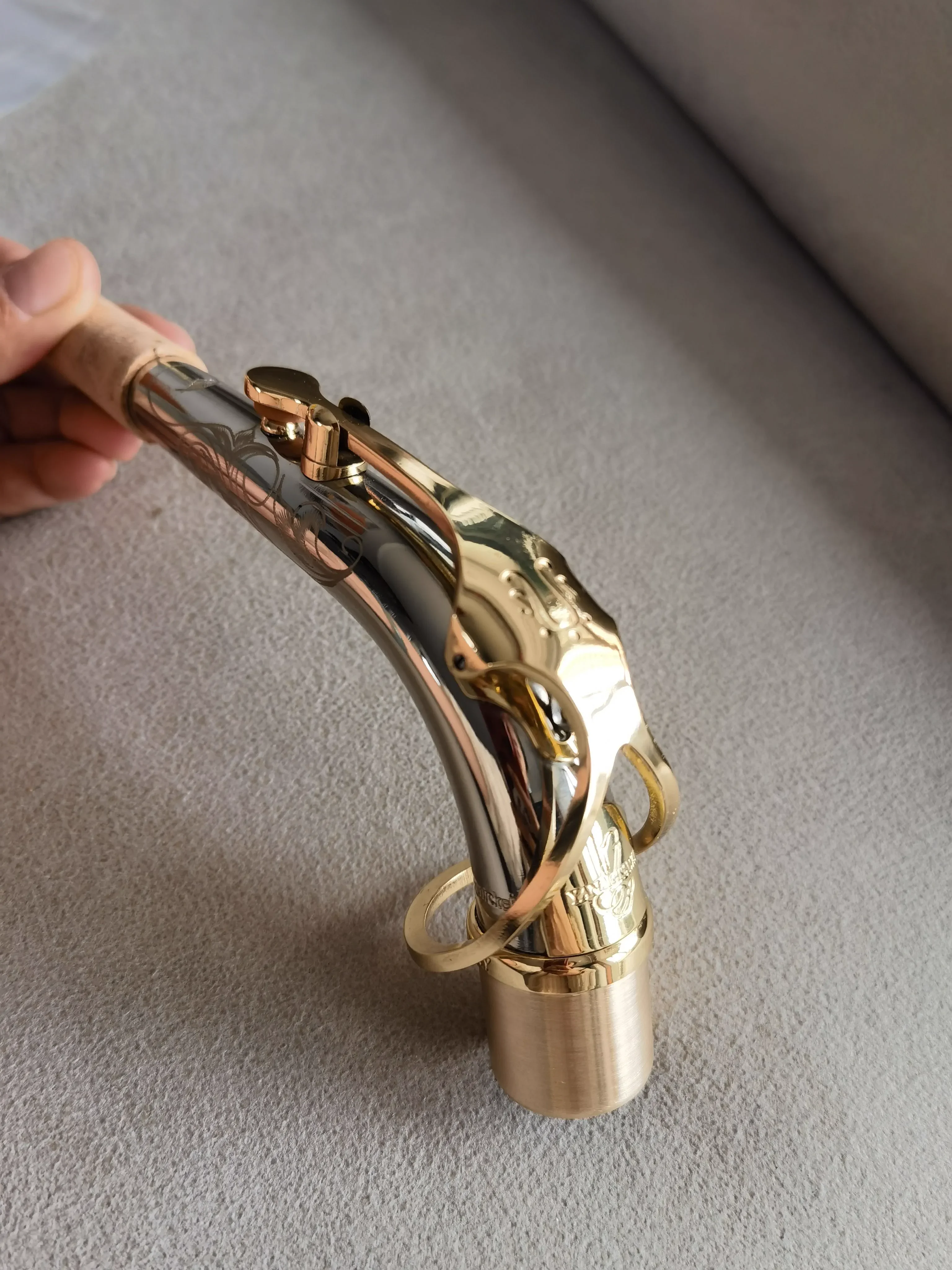 white-copper-saxophone-bent-neck-e-flat-alto-saxophone-bent-neck-bent-pipe-elbow-mouthpiece-threaded-sound-good