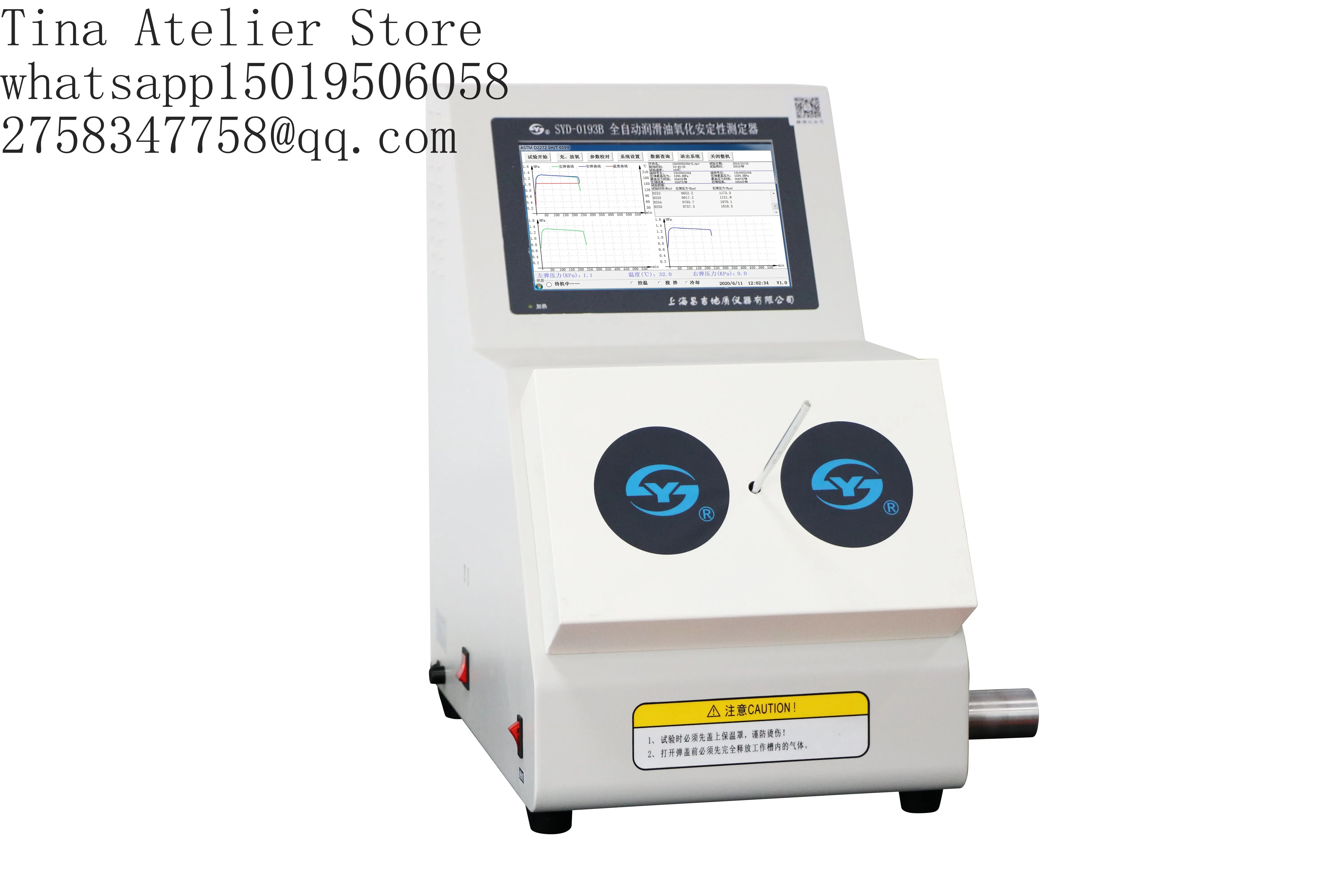 SYD-0193B ASTM D2272 ASTM D943 Lubricating Oils Oxidation Stability Tester Lab Oil Oxidation Stability Bath Equipment