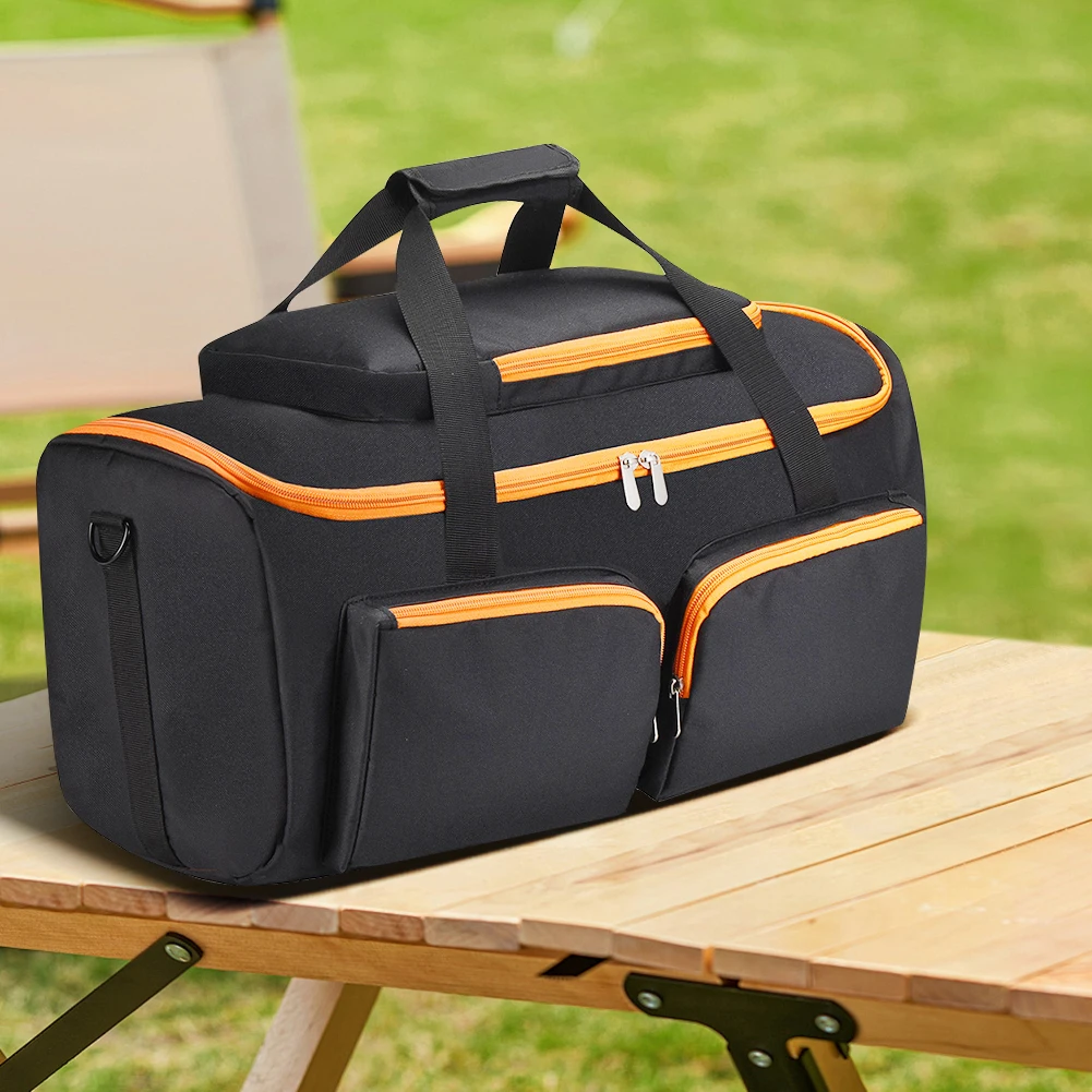 Estojo de viagem para exterior, grande capacidade, portátil, protetor, à prova de choque, bolsas de armazenamento acolchoadas para JBL PartyBox On-The-Go Essential