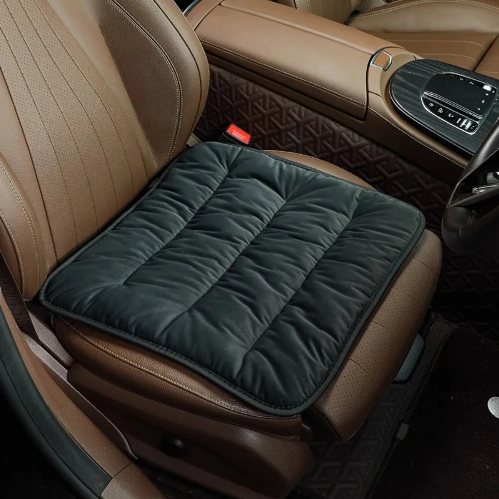 

Autumn and Winter Car Seat Cushion Warm Thickened Down Car Seat Cover Thickening Square Cushion Vehicle Seat Cover