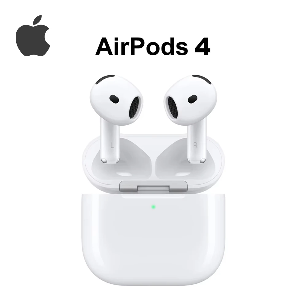 Écouteurs sans fil Apple AirPods 4, avec suppression Active du bruit, Mode de transparence Audio adaptatif, chargement sans fil Audio spatial