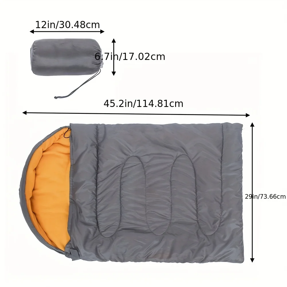 Fleece Camping Dog Bed  Winter Waterproof Outdoor Pet Sleeping Bag with Zipper - Cushioned and Cozy for Your Furry Friend