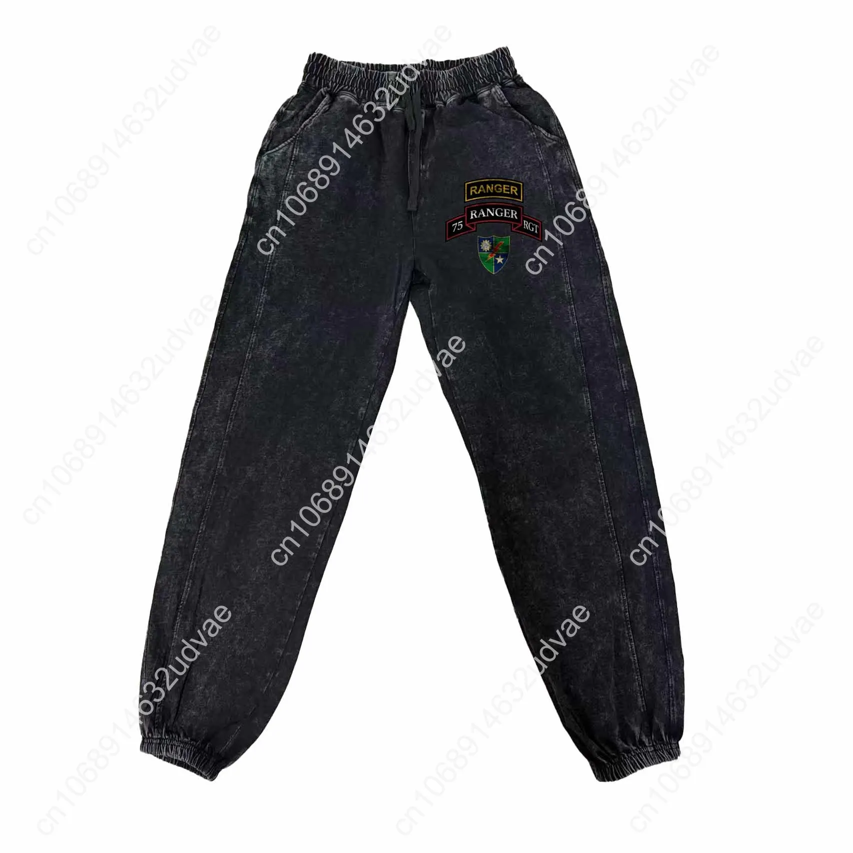 Army 75th Ranger rgt Pants Man Woman Teenager Retro Trousers Cotton Elastic Sweatpants Pattern Customized Pant with Pocket