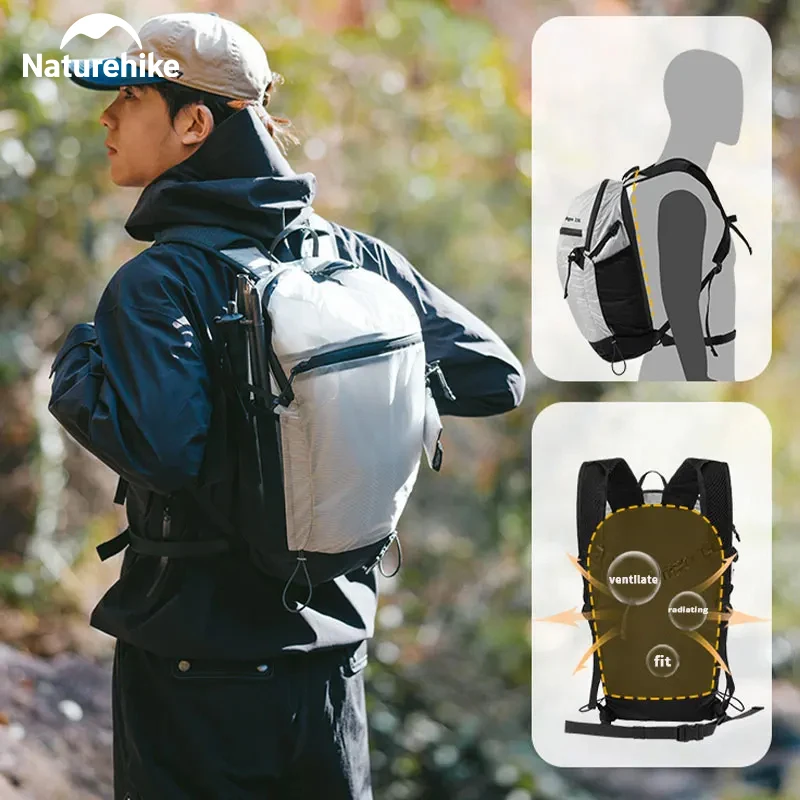 

Naturehike Outdoor Bags Hydrogen Series Lightweight Backpack Outdoor Hiking Mountaineering Backpack Camping Travel Backpack