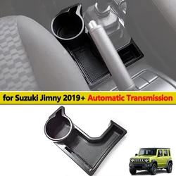 Center Console Gear Shift Storage Box for Suzuki Jimny JB64 JB74 4WD AT 2019-2023 Car Interior Accessory Cup Holder Organizer