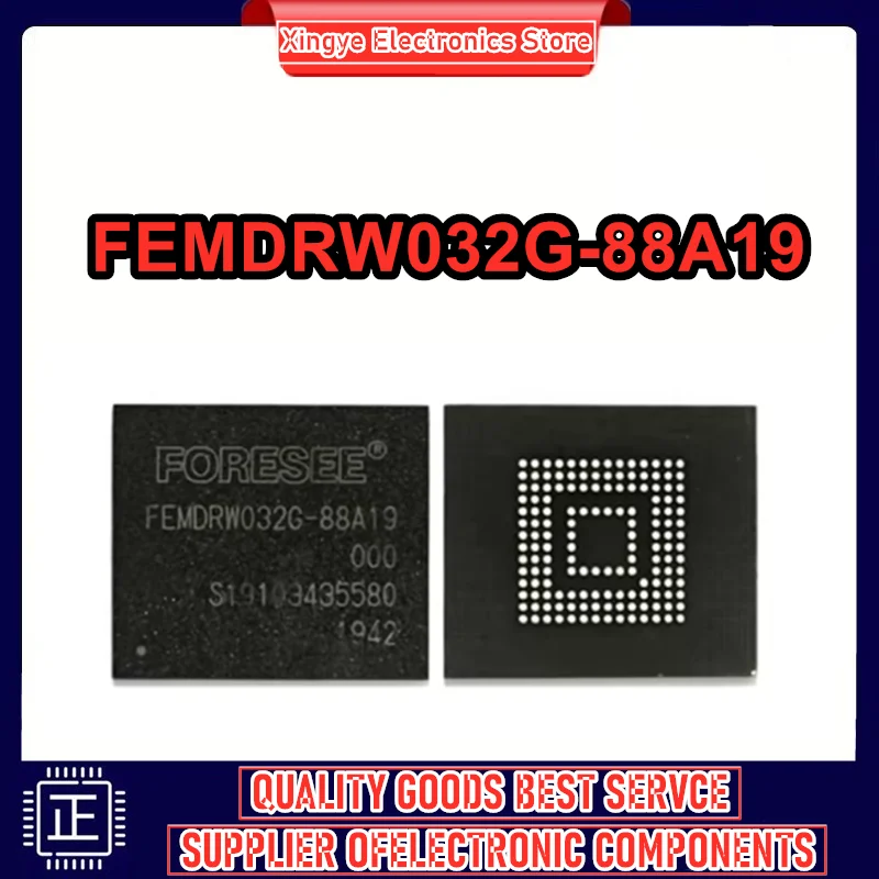 

FEMDRW032G-88A19 32GB flash memory eMMC 5.1 version font IC 0-10 New Original in Stock